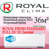 ROYAL CLIMA Инверторная сплит-система с бризером серии ROYAL FRESH STANDARD Full DC EU Inverter RCI-RFS35HN с установкой