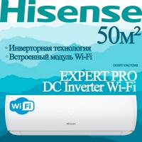 Hisense Инверторные сплит-системы серии EXPERT PRO DC Inverter Wi-Fi AS-18UW4RXATV03 с установкой